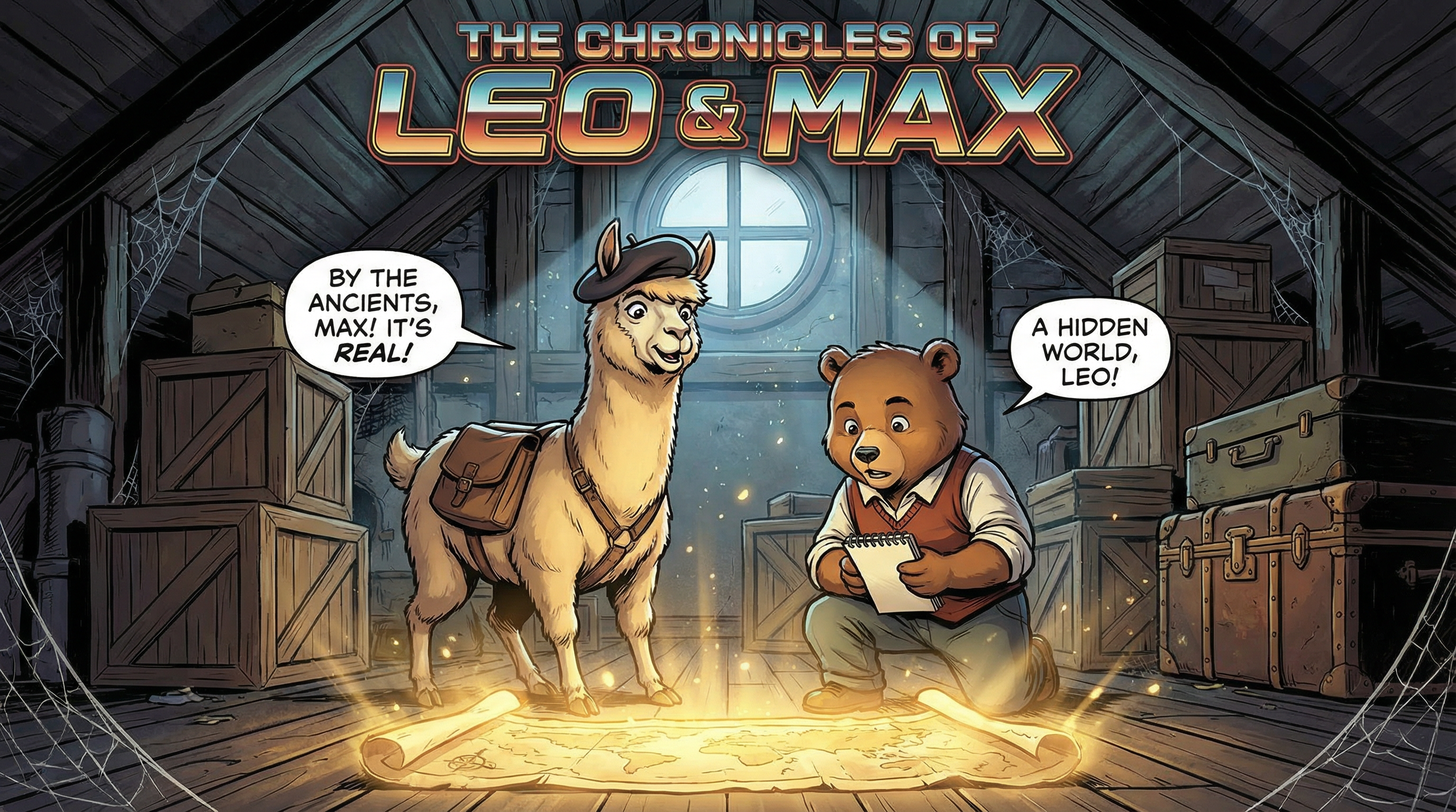 Manga IP Storyboard: Leo & Max Layout 45 (American Comic · Full Color)