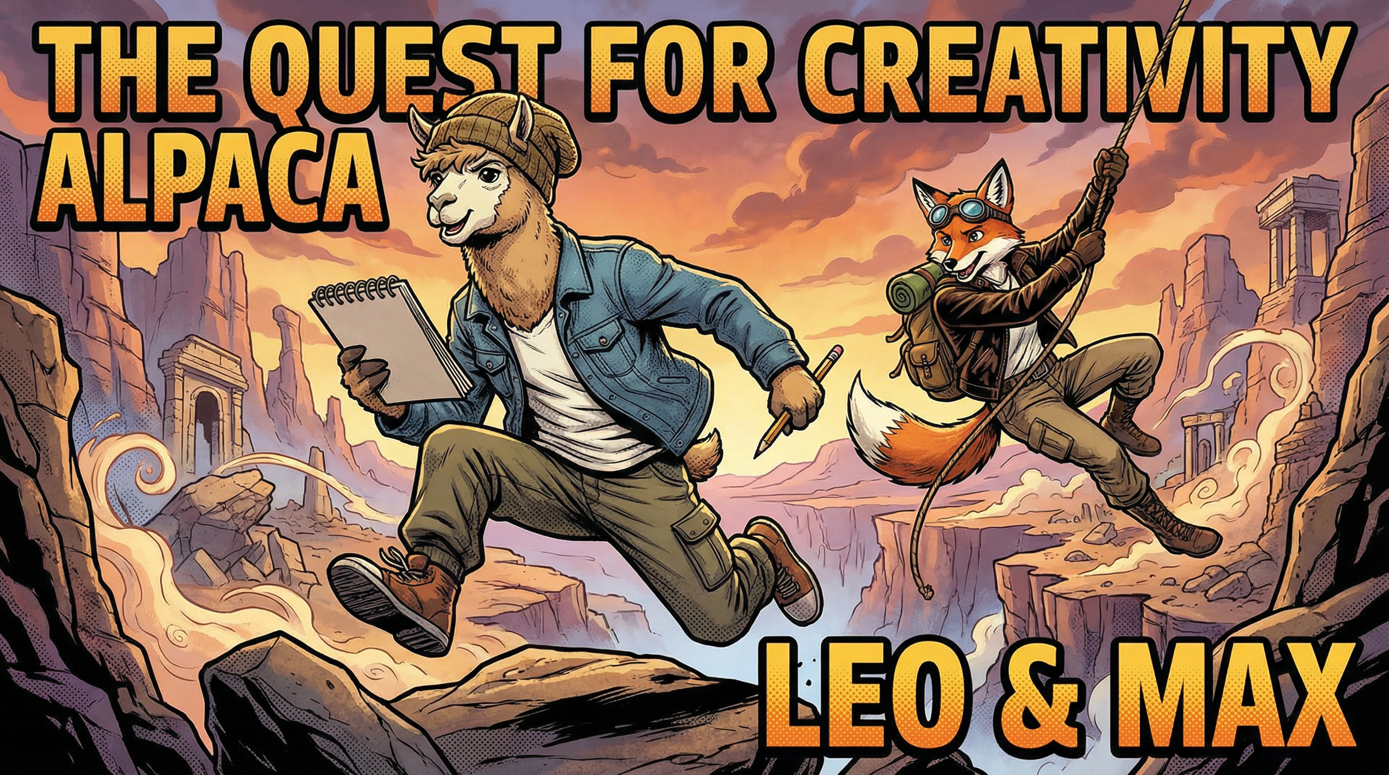 Manga IP Storyboard: Leo & Max Layout 47 (American Comic · Full Color)