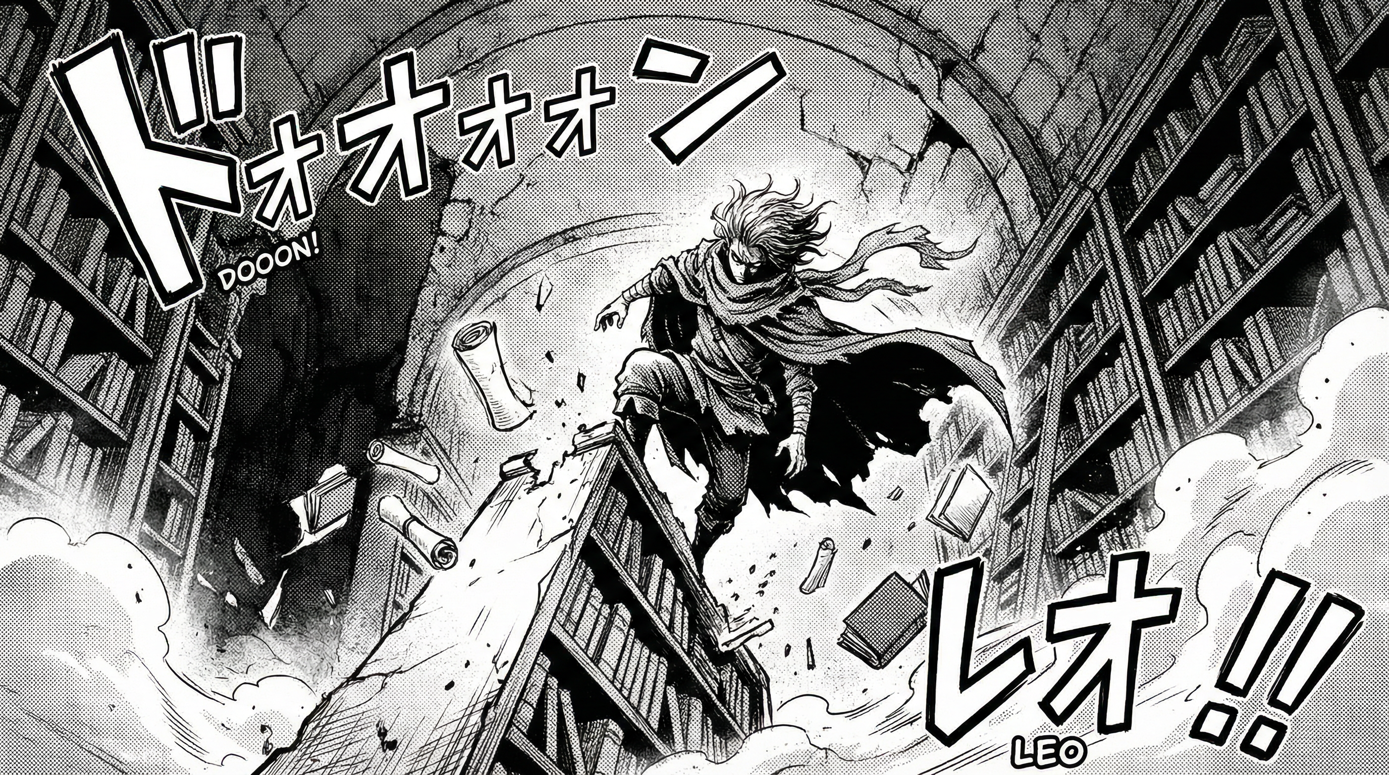 Manga IP Storyboard: Leo & Max Layout 63 (Japanese Manga · Black & White)