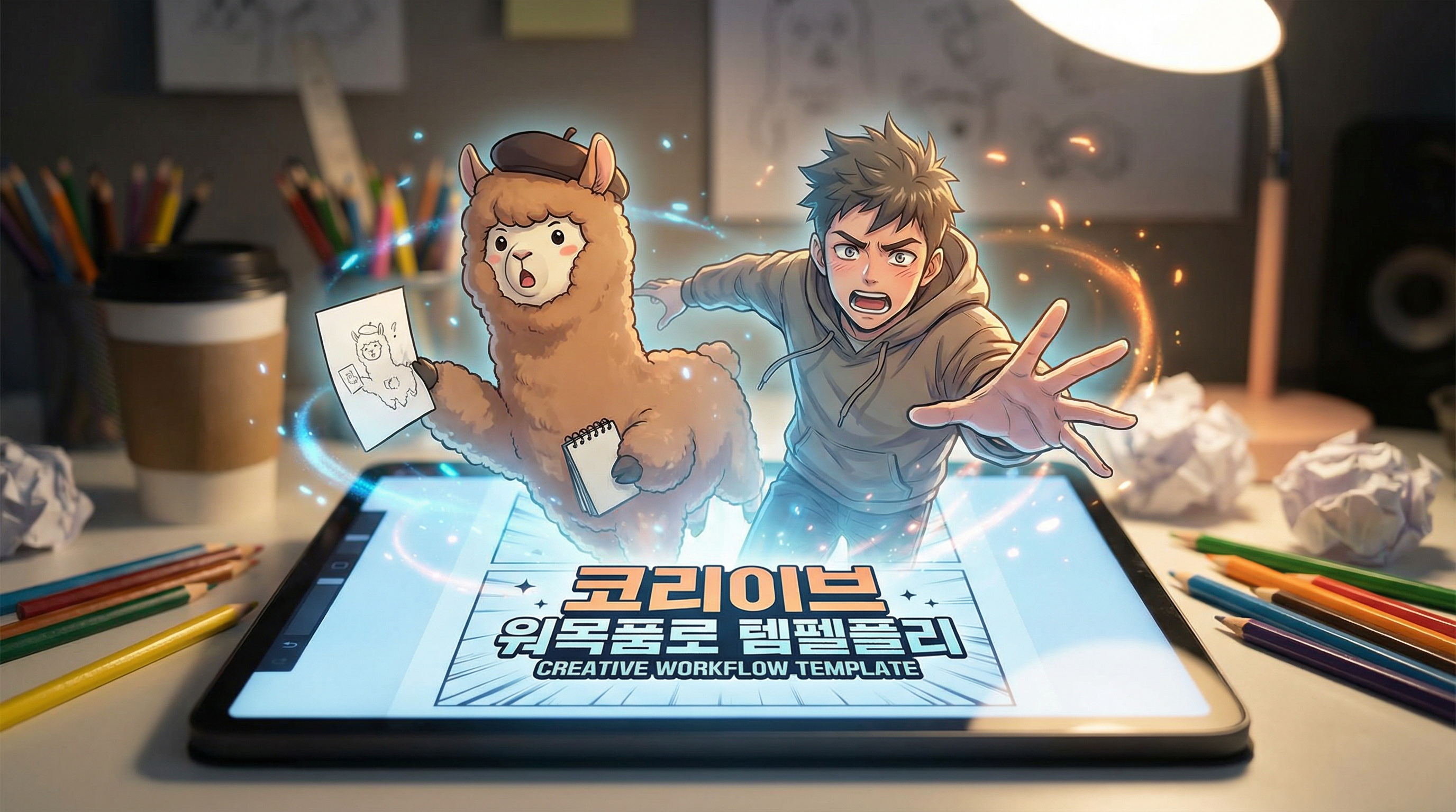 Manga IP Storyboard: Leo & Max Layout 65 (Korean Webtoon · Black & White)