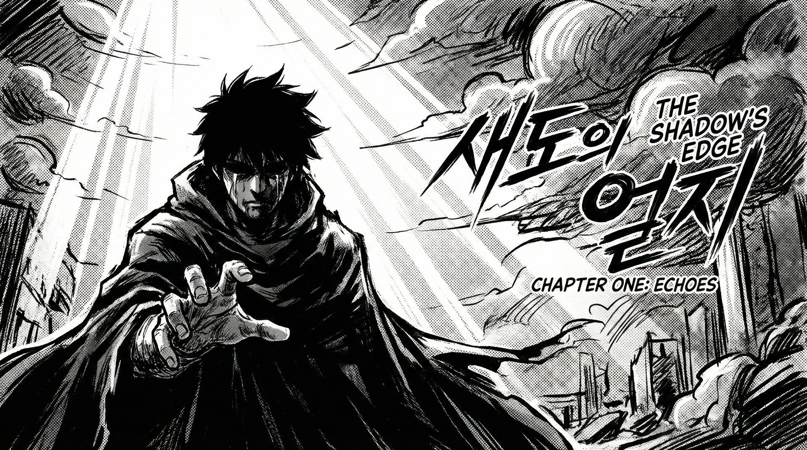Manga IP Storyboard: Leo & Max Layout 69 (Korean Webtoon · Black & White)